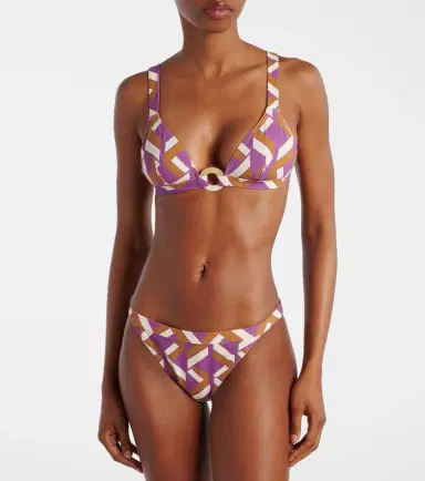 Eres Fever printed high-rise bikini bottoms | Thumbnail 2