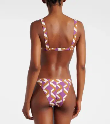 Eres Fever printed high-rise bikini bottoms | Thumbnail 3