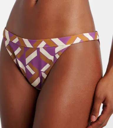 Eres Fever printed high-rise bikini bottoms | Thumbnail 4
