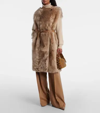 Yves Salomon Reversible shearling coat | Thumbnail 4