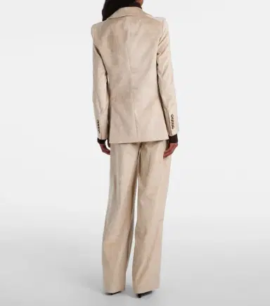 Veronica Beard Sevyn double-breasted cotton-blend corduroy blazer | Thumbnail 5