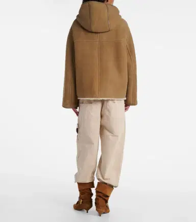 Yves Salomon Reversible leather and shearling jacket | Thumbnail 2 Yves Salomon Reversible leather and shearling jacket | Thumbnail 2