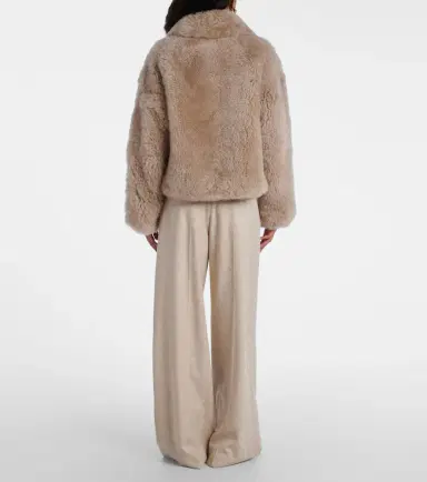 Yves Salomon Shearling jacket | Thumbnail 4 Yves Salomon Shearling jacket | Thumbnail 4