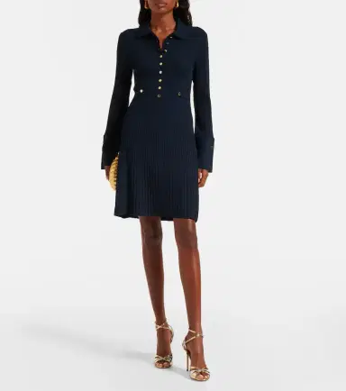 Veronica Beard Lauper ribbed-knit minidress | Thumbnail 4 Veronica Beard Lauper ribbed-knit minidress | Thumbnail 4