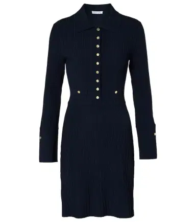 Veronica Beard Lauper ribbed-knit minidress | Thumbnail 1 Veronica Beard Lauper ribbed-knit minidress | Thumbnail 1