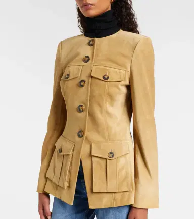 Veronica Beard Orrin suede jacket | Thumbnail 5 Veronica Beard Orrin suede jacket | Thumbnail 5