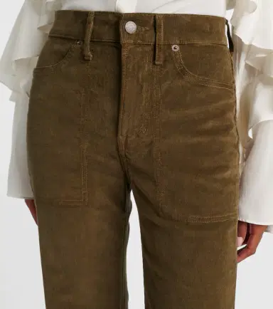 Veronica Beard High-rise cotton corduroy wide-leg pants | Thumbnail 6 Veronica Beard High-rise cotton corduroy wide-leg pants | Thumbnail 6