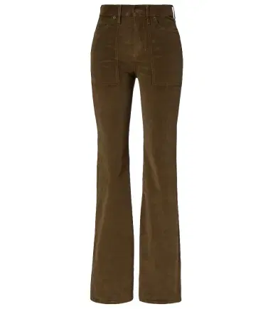 Veronica Beard High-rise cotton corduroy wide-leg pants | Thumbnail 1 Veronica Beard High-rise cotton corduroy wide-leg pants | Thumbnail 1