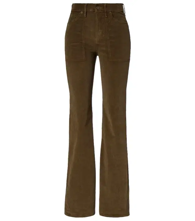 Veronica Beard High-rise cotton corduroy wide-leg pants