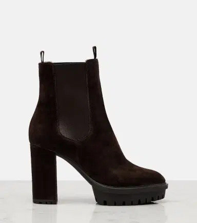 Gianvito Rossi Barry suede platform ankle boots | Thumbnail 4 Gianvito Rossi Barry suede platform ankle boots | Thumbnail 4