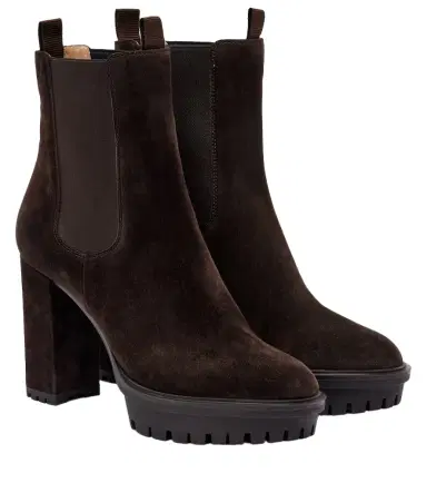 Gianvito Rossi Barry suede platform ankle boots | Thumbnail 1 Gianvito Rossi Barry suede platform ankle boots | Thumbnail 1