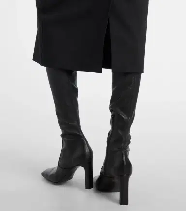 Veronica Beard Belted wool pencil skirt | Thumbnail 5