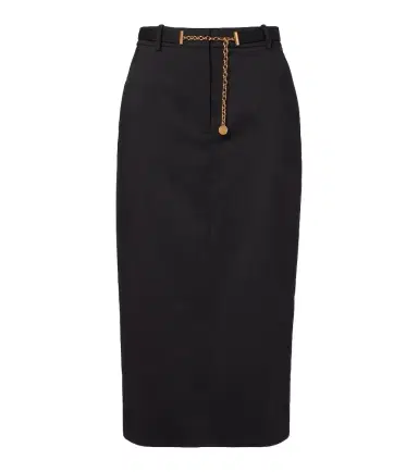 Veronica Beard Belted wool pencil skirt | Thumbnail 1