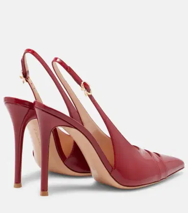 Gianvito Rossi 105 patent leather slingback pumps | Thumbnail 2 Gianvito Rossi 105 patent leather slingback pumps | Thumbnail 2