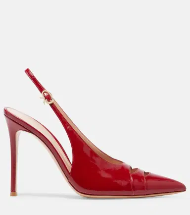 Gianvito Rossi 105 patent leather slingback pumps | Thumbnail 4 Gianvito Rossi 105 patent leather slingback pumps | Thumbnail 4