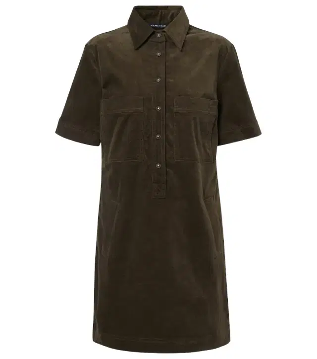 Veronica Beard Koulis cotton-blend corduroy minidress