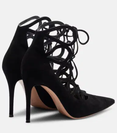 Gianvito Rossi Elisa 95 suede lace-up pumps | Thumbnail 2 Gianvito Rossi Elisa 95 suede lace-up pumps | Thumbnail 2