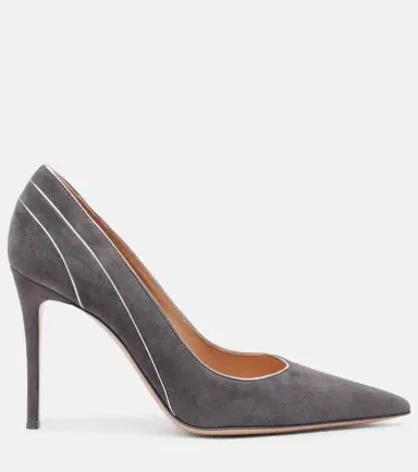 Gianvito Rossi Pointy 95 suede pumps | Thumbnail 2