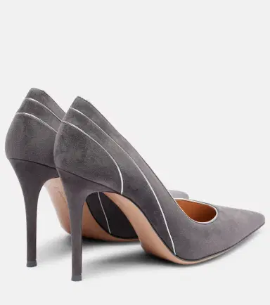 Gianvito Rossi Pointy 95 suede pumps | Thumbnail 4