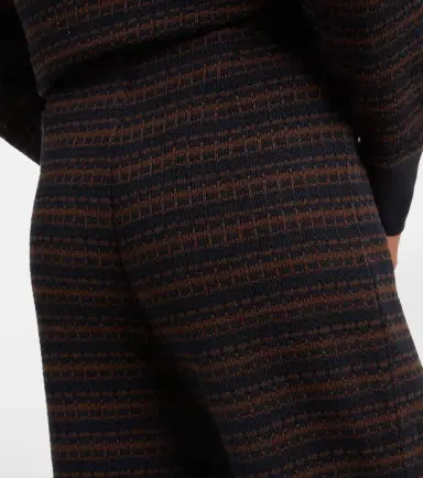 Veronica Beard Yadira Kick knitted flared pants | Thumbnail 2