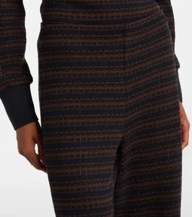 Veronica Beard Yadira Kick knitted flared pants | Thumbnail 3