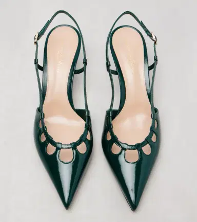 Gianvito Rossi Eloise 55 leather slingback pumps | Thumbnail 2 Gianvito Rossi Eloise 55 leather slingback pumps | Thumbnail 2