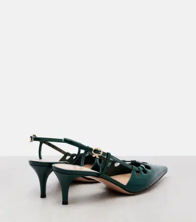Gianvito Rossi Eloise 55 leather slingback pumps | Thumbnail 3 Gianvito Rossi Eloise 55 leather slingback pumps | Thumbnail 3