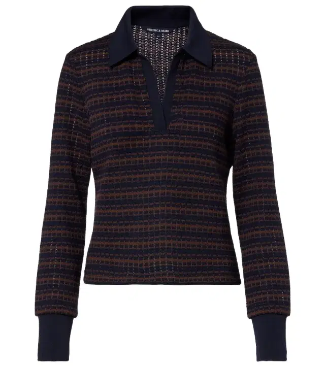 Kamal striped polo sweater