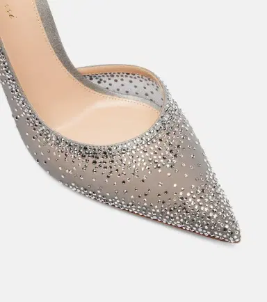 Gianvito Rossi Rania 105 embellished suede Mary Jane pumps | Thumbnail 4 Gianvito Rossi Rania 105 embellished suede Mary Jane pumps | Thumbnail 4