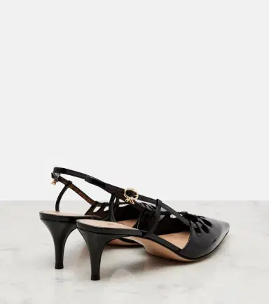 Gianvito Rossi Pointy 55 patent leather slingback pumps | Thumbnail 3 Gianvito Rossi Pointy 55 patent leather slingback pumps | Thumbnail 3