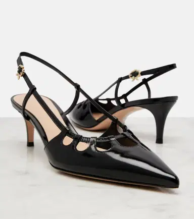 Gianvito Rossi Pointy 55 patent leather slingback pumps | Thumbnail 4 Gianvito Rossi Pointy 55 patent leather slingback pumps | Thumbnail 4