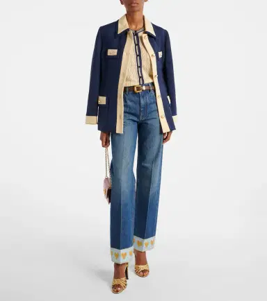 Valentino Cable-knit linen-blend cardigan | Thumbnail 4
