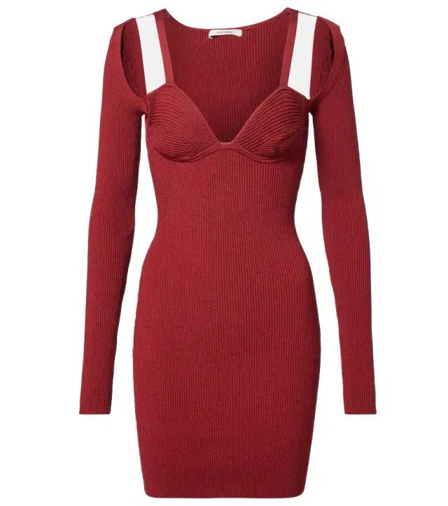 Nensi Dojaka Cutout knitted minidress