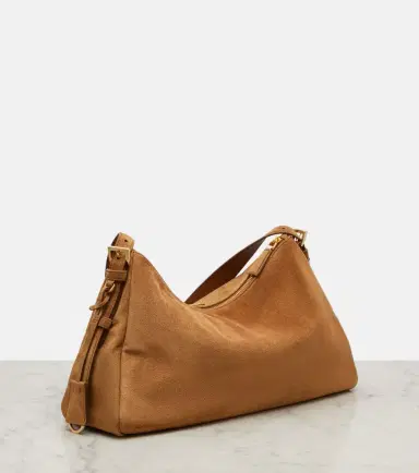 Prada Aimée Large suede shoulder bag | Thumbnail 3 Prada Aimée Large suede shoulder bag | Thumbnail 3