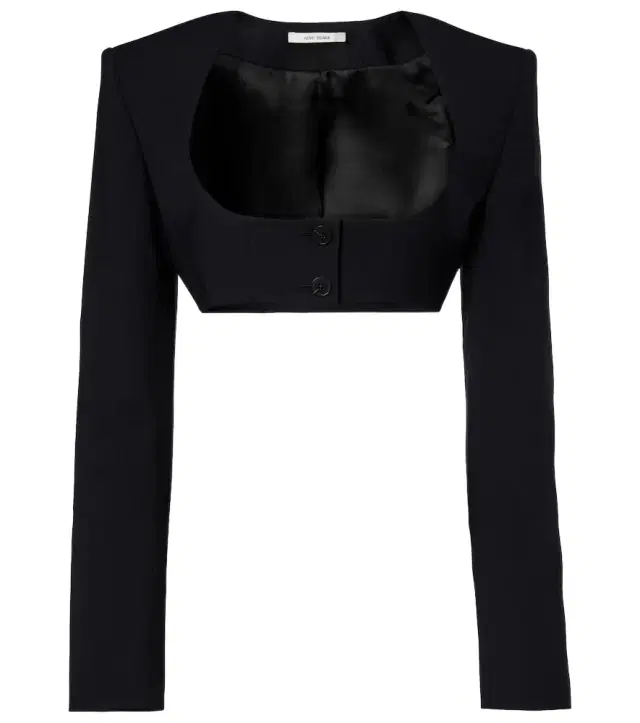 Nensi Dojaka Crêpe crop top
