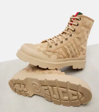 Gucci GG Canvas combat boots | Thumbnail 2 Gucci GG Canvas combat boots | Thumbnail 2