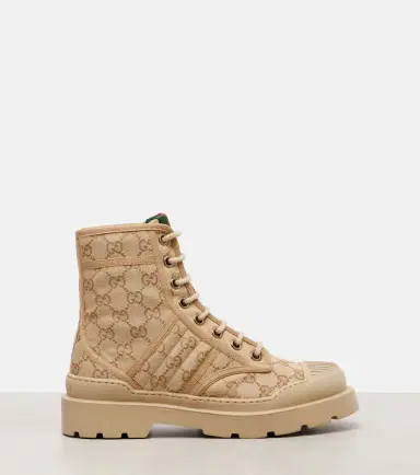 Gucci GG Canvas combat boots | Thumbnail 4 Gucci GG Canvas combat boots | Thumbnail 4