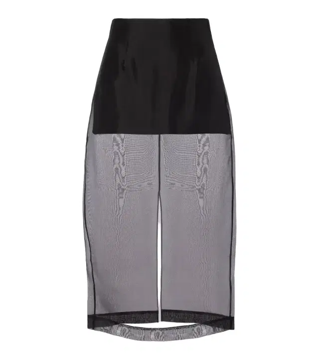 Frame High-rise silk organza midi skirt