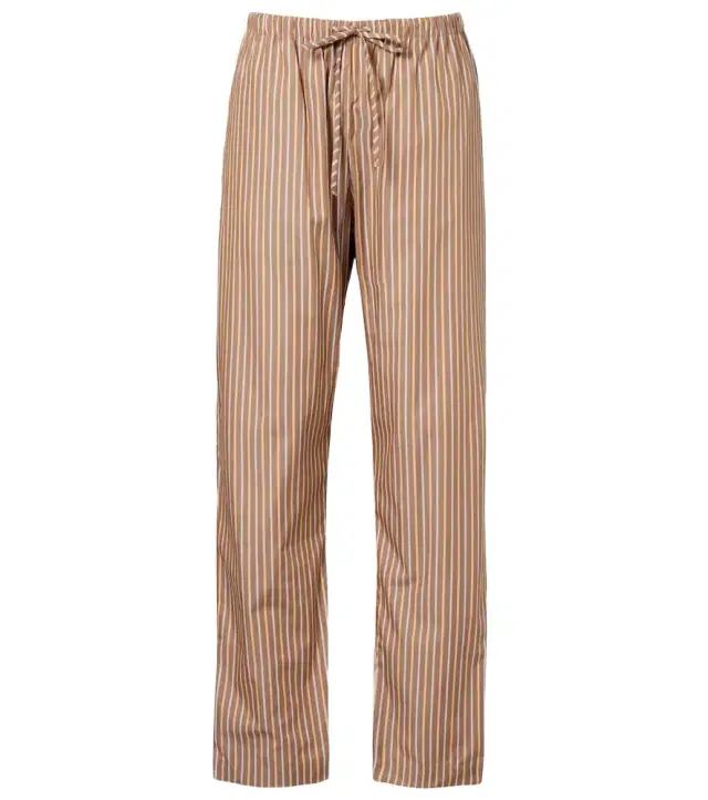 Leset Yoshi cotton-blend twill wide-leg pants