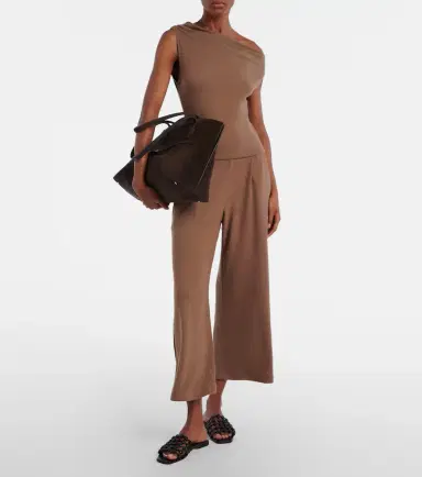 Leset Lauren asymmetric jersey top | Thumbnail 2