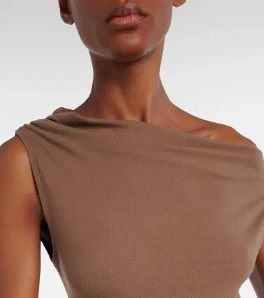 Leset Lauren asymmetric jersey top | Thumbnail 4