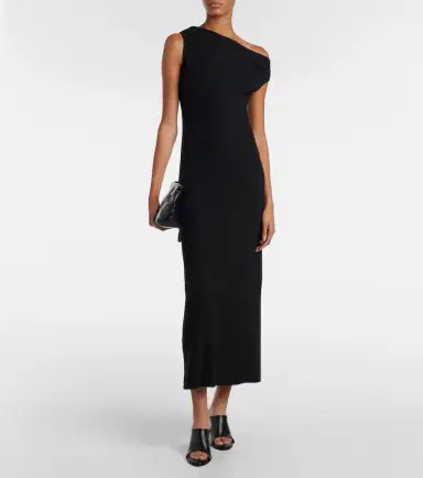 Leset Lauren off-shoulder jersey maxi dress | Thumbnail 4