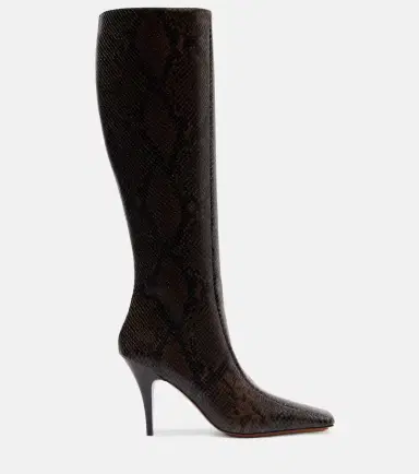 Stella McCartney Eve snake-effect knee-high boots | Thumbnail 2