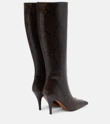 Stella McCartney Eve snake-effect knee-high boots | Thumbnail 3