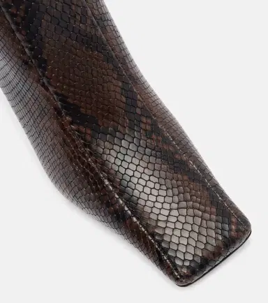 Stella McCartney Eve snake-effect knee-high boots | Thumbnail 4