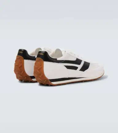 Tom Ford Mick suede-trimmed sneakers | Thumbnail 4 Tom Ford Mick suede-trimmed sneakers | Thumbnail 4