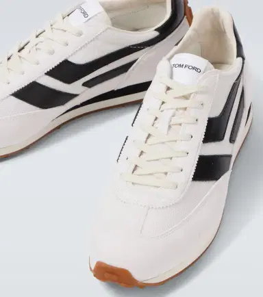 Tom Ford Mick suede-trimmed sneakers | Thumbnail 6 Tom Ford Mick suede-trimmed sneakers | Thumbnail 6