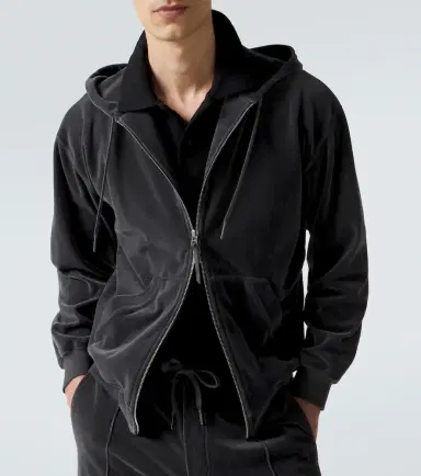 Tom Ford Cotton-blend velour zip-up hoodie | Thumbnail 5