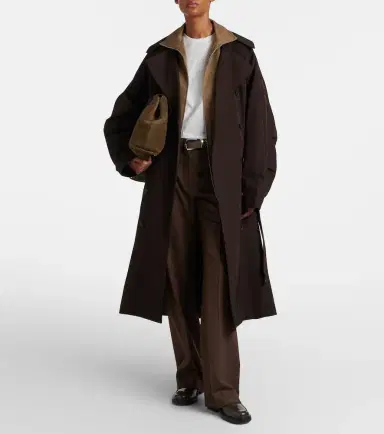 The Frankie Shop Mavis oversized trench coat | Thumbnail 2