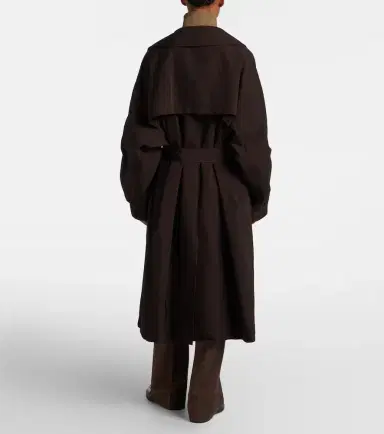 The Frankie Shop Mavis oversized trench coat | Thumbnail 3